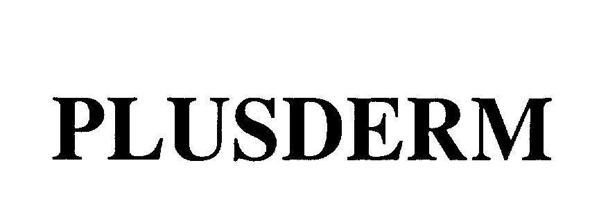 Mẫu nhãn hiệu PLUSDERM