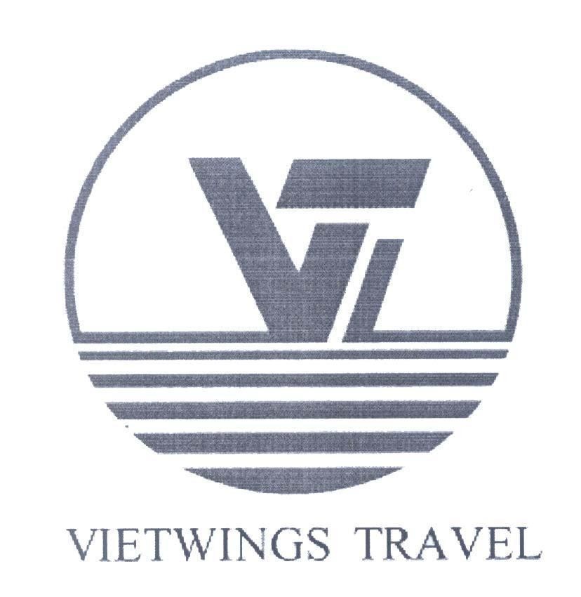Mẫu nhãn hiệu VT VIETWINGS TRAVEL