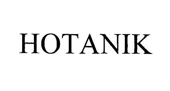 Mẫu nhãn hiệu HOTANIK