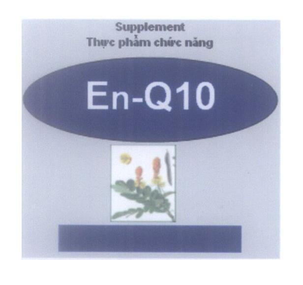 Mẫu nhãn hiệu En-Q10 Supplement Thực phẩm chức năng