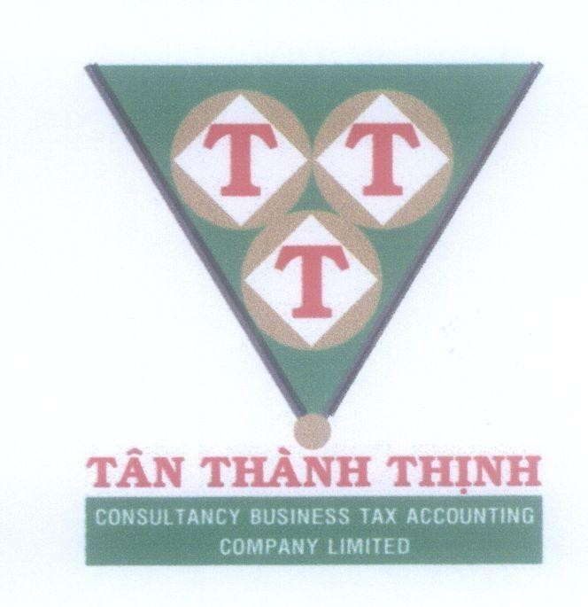 Mẫu nhãn hiệu TTT Tân Thành Thịnh CONSULTANCY BUSINESS TAX ACCOUNTING COMPANY LIMITED