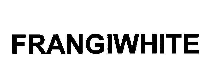 Mẫu nhãn hiệu FRANGIWHITE