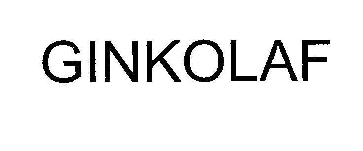 Mẫu nhãn hiệu GINKOLAF