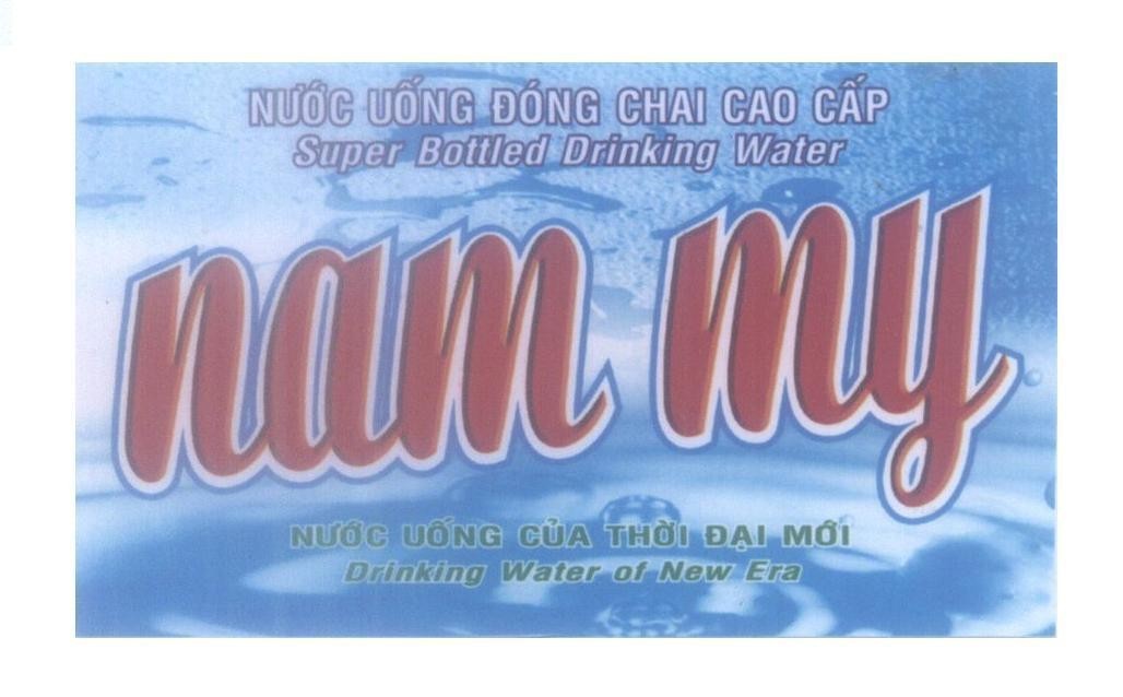 Mẫu nhãn hiệu nam my Nước Uống Đóng Chai Cao Cấp Super Bottled Drinking Water Nước Uống Của Thời Đại Mới Drinking Water of New Era