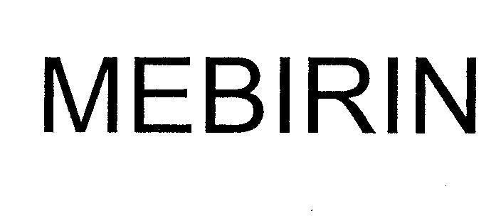 Mẫu nhãn hiệu MEBIRIN