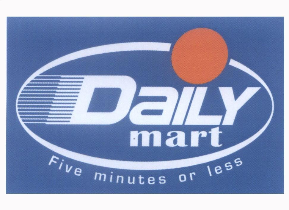 Mẫu nhãn hiệu Daily mart Five minutes or less
