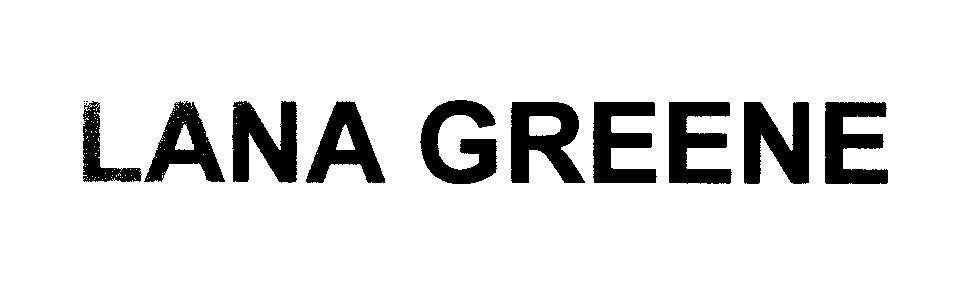 Mẫu nhãn hiệu LANA GREENE