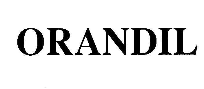 Mẫu nhãn hiệu ORANDIL