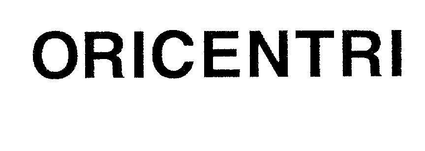 Mẫu nhãn hiệu ORICENTRI