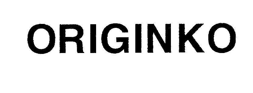 Mẫu nhãn hiệu ORIGINKO