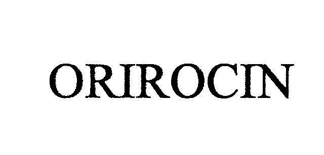 Mẫu nhãn hiệu ORIROCIN
