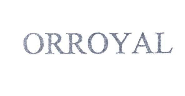 Mẫu nhãn hiệu ORROYAL
