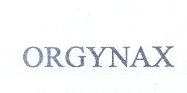 Mẫu nhãn hiệu ORGYNAX