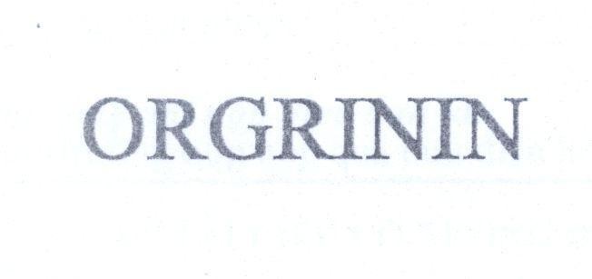 Mẫu nhãn hiệu ORGRININ