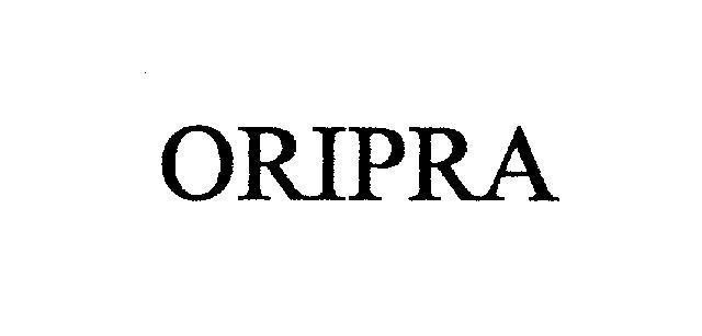 Mẫu nhãn hiệu ORIPRA