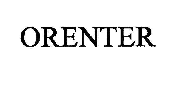 Mẫu nhãn hiệu ORENTER