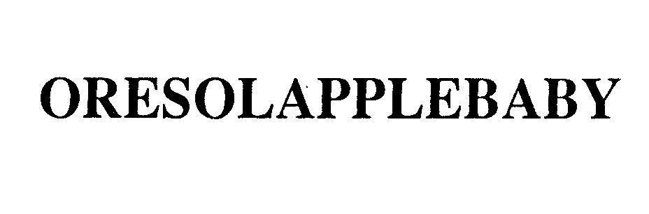 Mẫu nhãn hiệu ORESOLAPPLEBABY