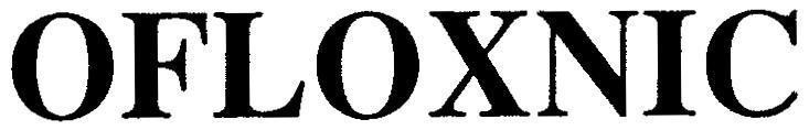 Mẫu nhãn hiệu OFLOXNIC