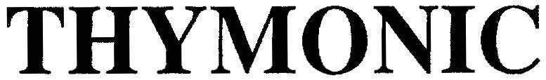Mẫu nhãn hiệu THYMONIC
