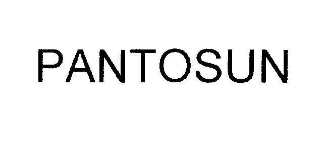 Mẫu nhãn hiệu PANTOSUN
