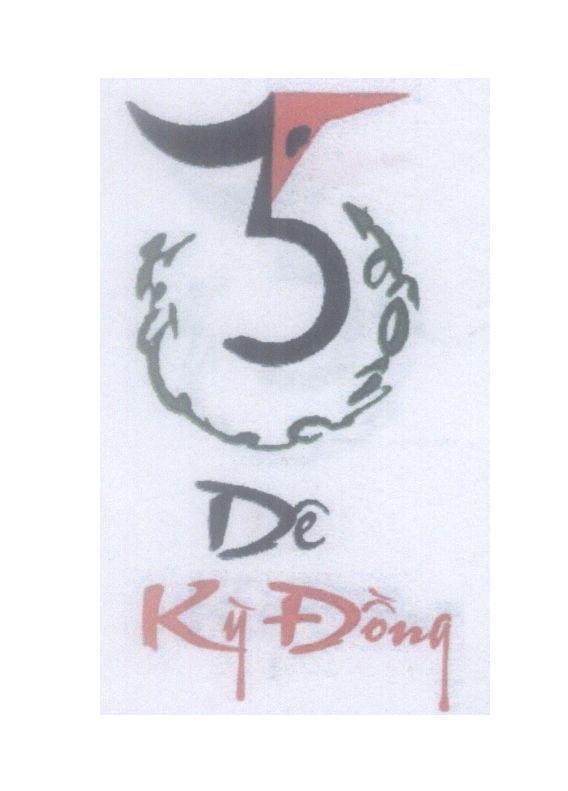 Mẫu nhãn hiệu 3 5 Dê Kỳ Đồng
