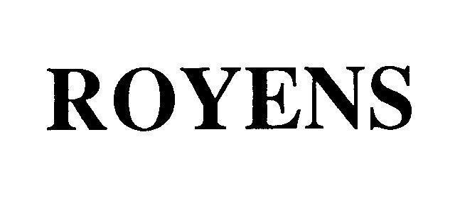 Mẫu nhãn hiệu ROYENS