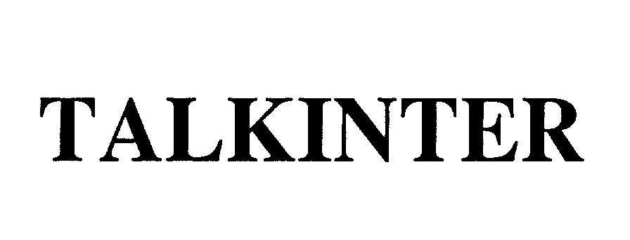 Mẫu nhãn hiệu TALKINTER