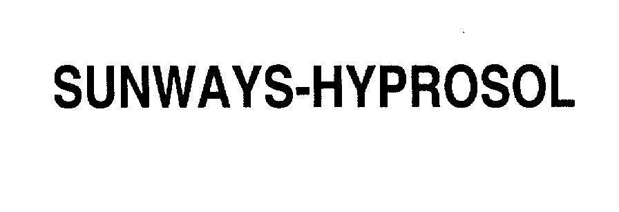 Mẫu nhãn hiệu SUNWAYS-HYPROSOL
