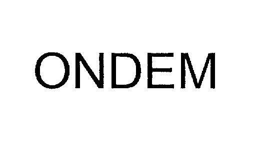 Mẫu nhãn hiệu ONDEM
