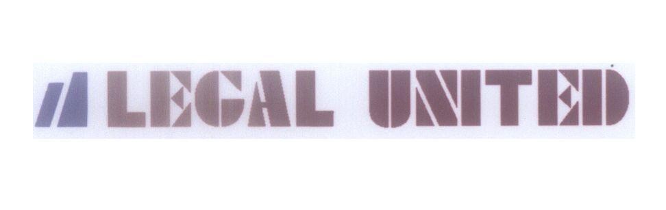 Mẫu nhãn hiệu LEGAL UNITED