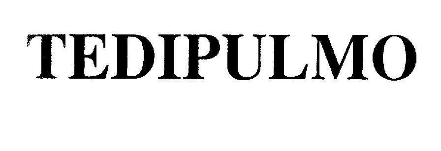 Mẫu nhãn hiệu TEDIPULMO