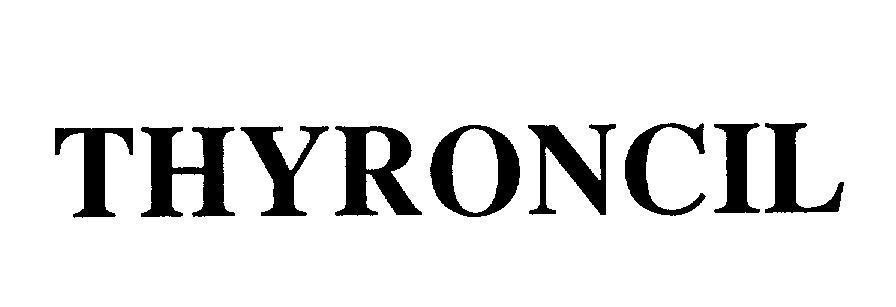 Mẫu nhãn hiệu THYRONCIL