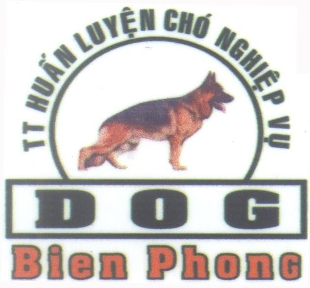 Mẫu nhãn hiệu DOG Bien Phong TT Huấn Luyện Chó Nghiệp Vụ