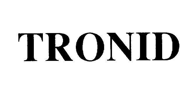 Mẫu nhãn hiệu TRONID