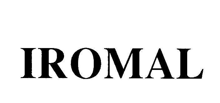 Mẫu nhãn hiệu IROMAL