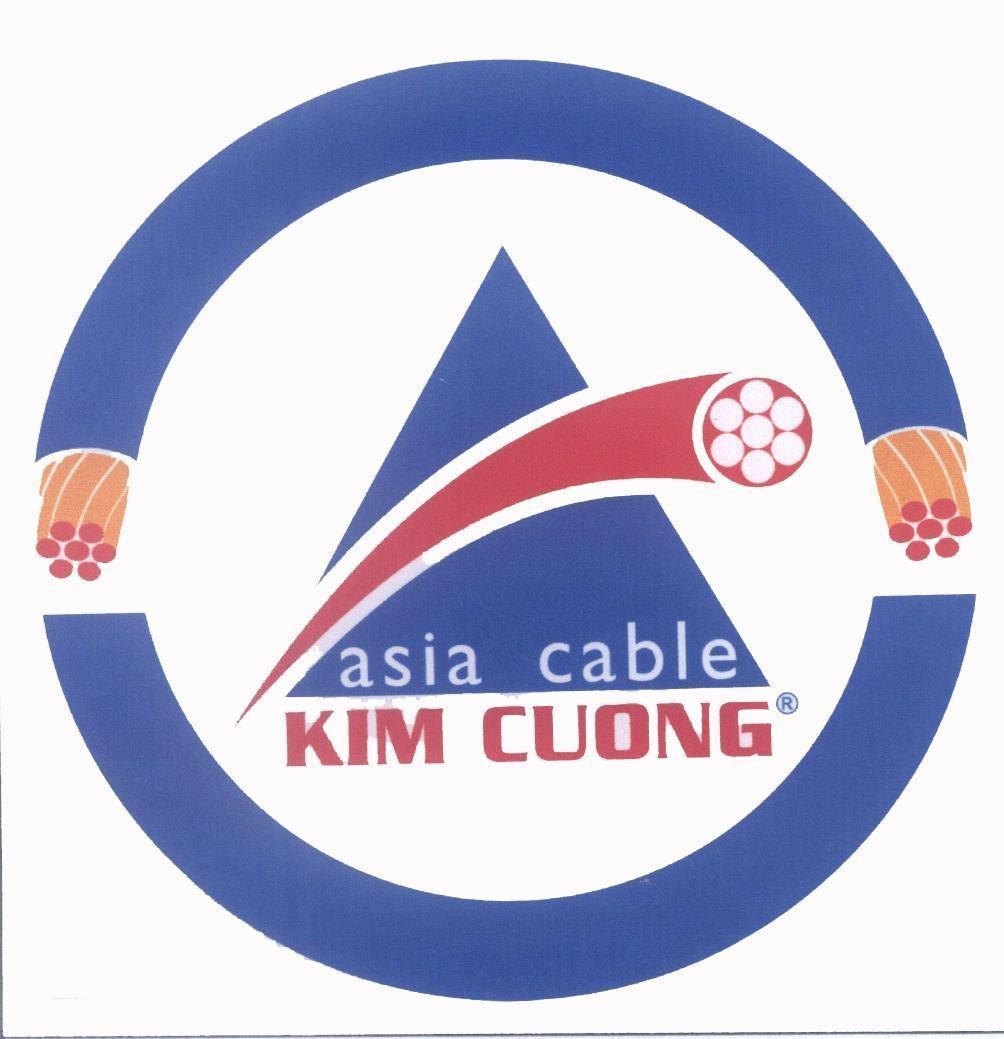 Mẫu nhãn hiệu asia cable KIM CUONG