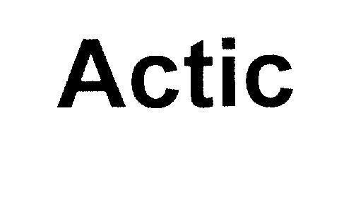 Mẫu nhãn hiệu Actic