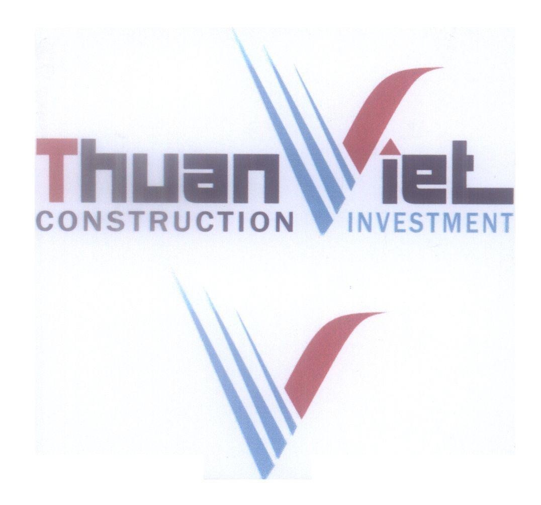 Mẫu nhãn hiệu Thuan Viet CONSTRUCTION INVESTMENT V