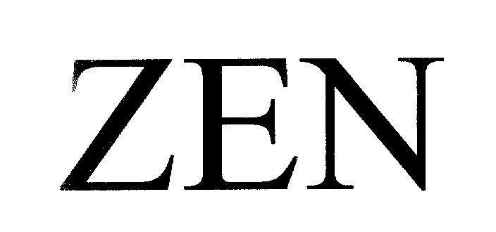 Mẫu nhãn hiệu ZEN