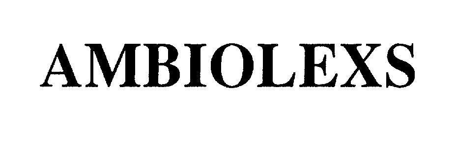 Mẫu nhãn hiệu AMBIOLEXS