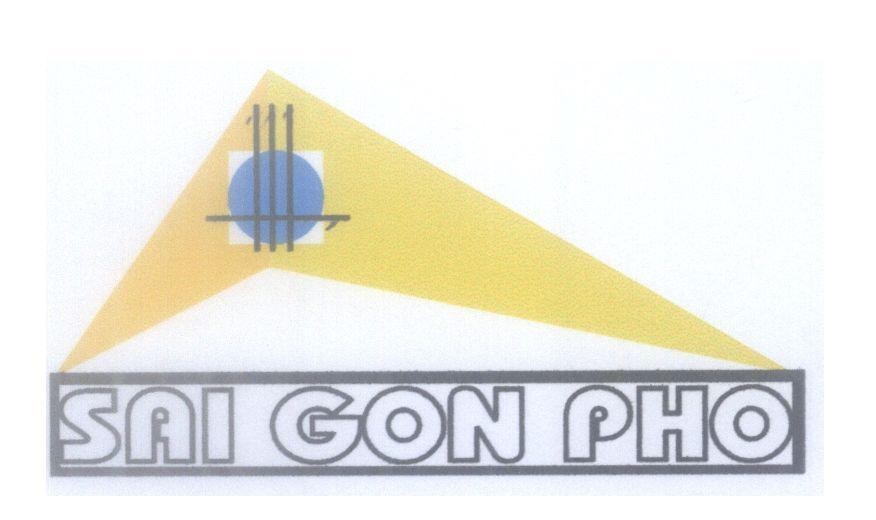 Mẫu nhãn hiệu SAI GON PHO