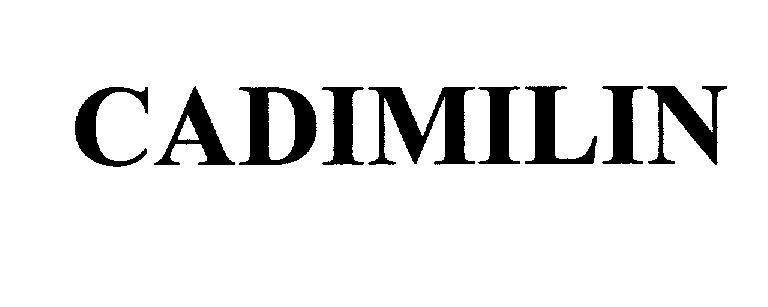 Mẫu nhãn hiệu CADIMILIN