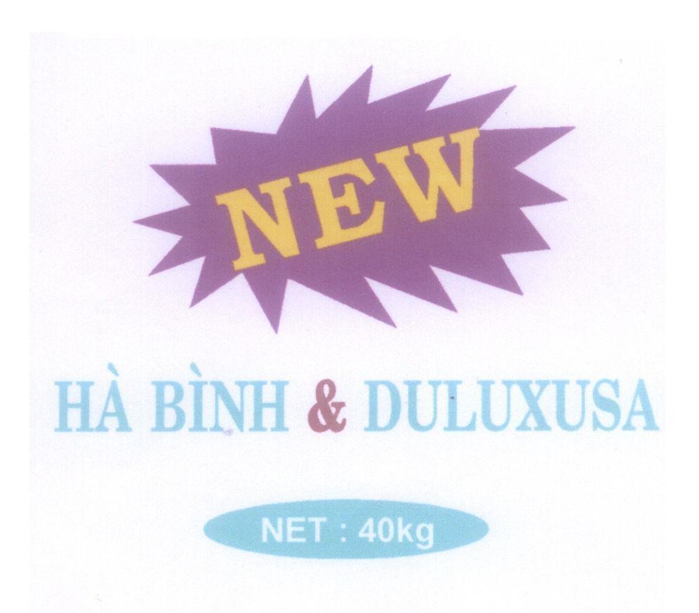 Mẫu nhãn hiệu Hà Bình & DULUXUSA NEW NET : 40kg