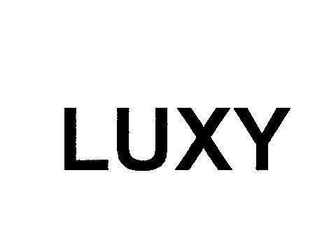 Mẫu nhãn hiệu LUXY