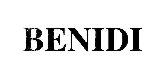 Mẫu nhãn hiệu BENIDI