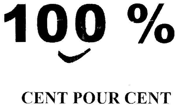 Mẫu nhãn hiệu 100% CENT POUR CENT