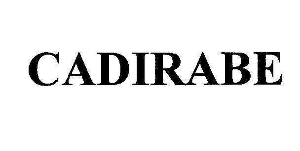 Mẫu nhãn hiệu CADIRABE