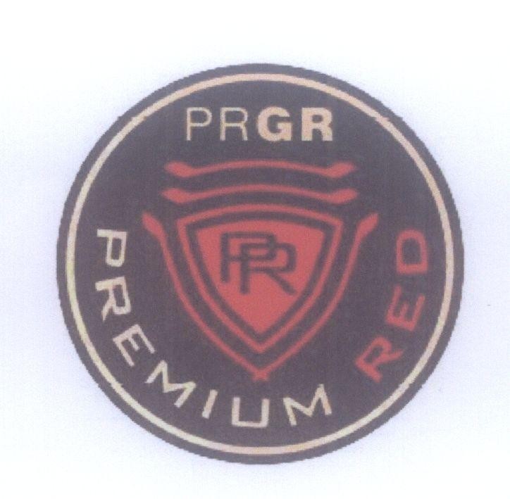 Mẫu nhãn hiệu PRGR PREMIUM RED P R
