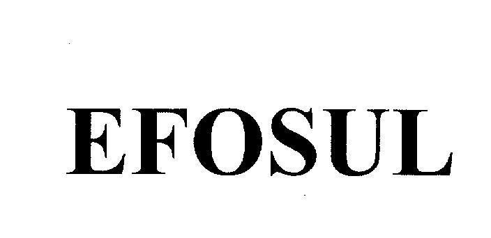 Mẫu nhãn hiệu EFOSUL