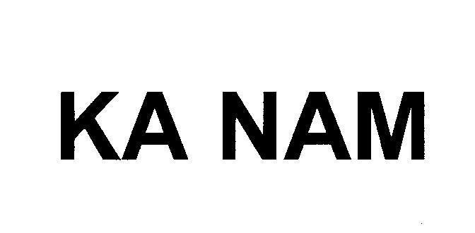 Mẫu nhãn hiệu KA NAM